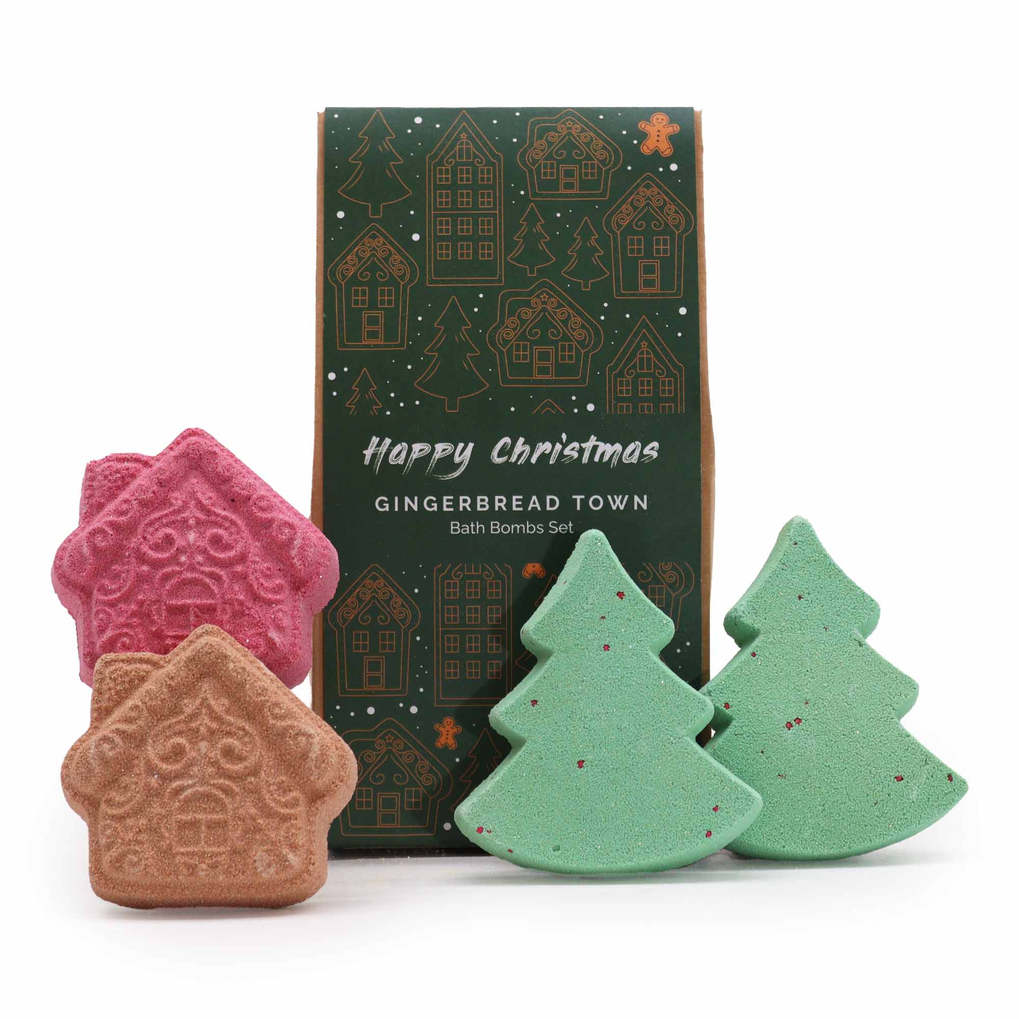 Gingerbread Town - Christmas Bath Bomb Gift Pack