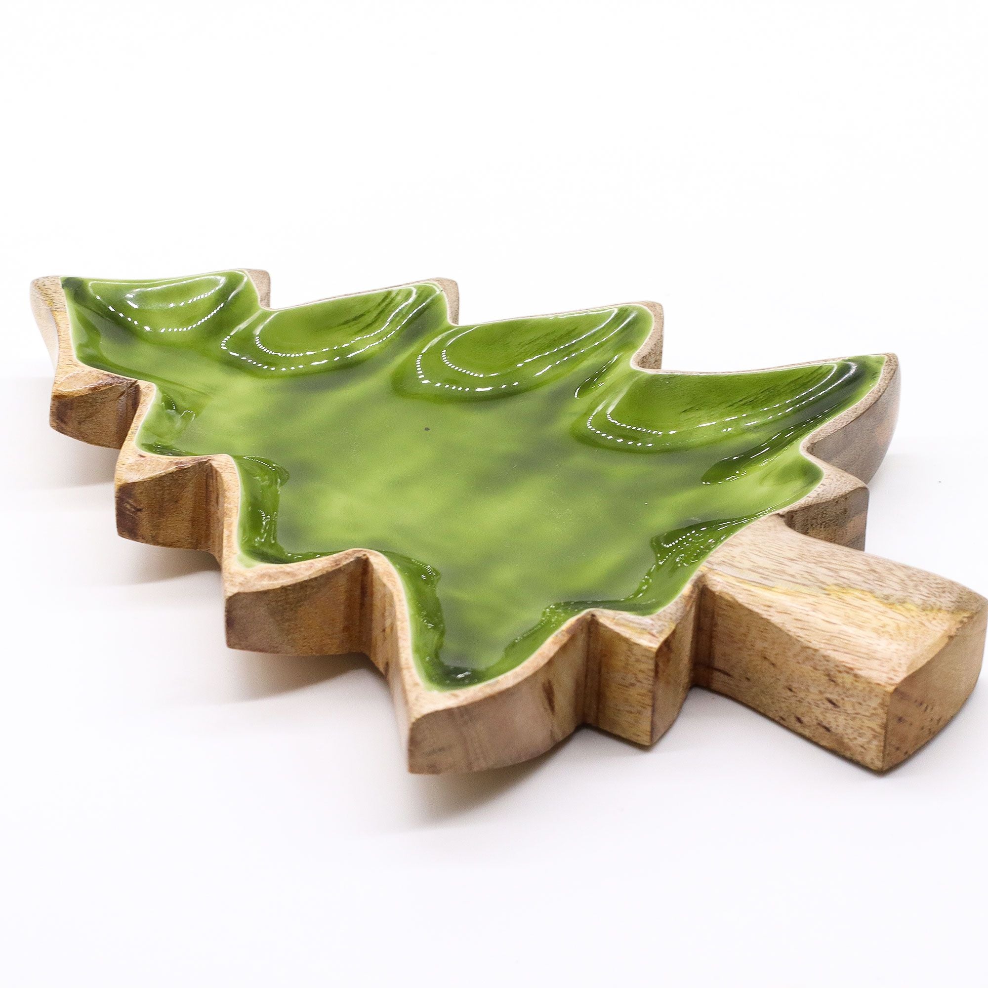 Lost in the Forrest - Enamel Tree Wooden Bowl