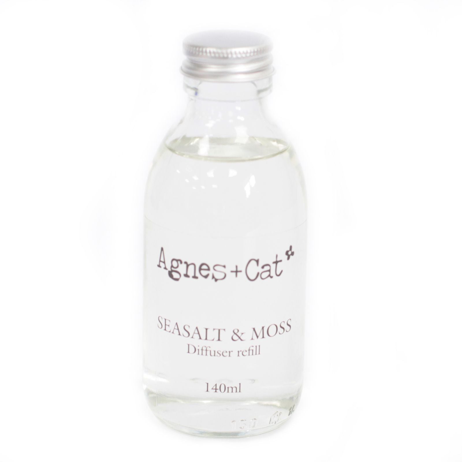 Agnes + Cat Reed Diffuser Refill - Up to 16 weeks - Sea salt and Moss 150ml