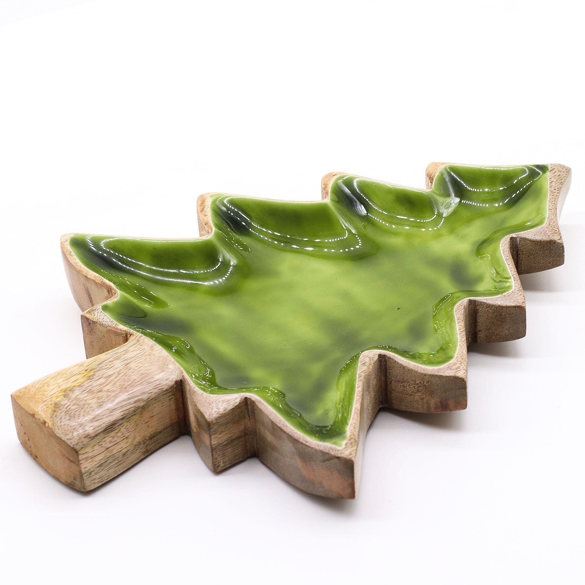Lost in the Forrest - Enamel Tree Wooden Bowl