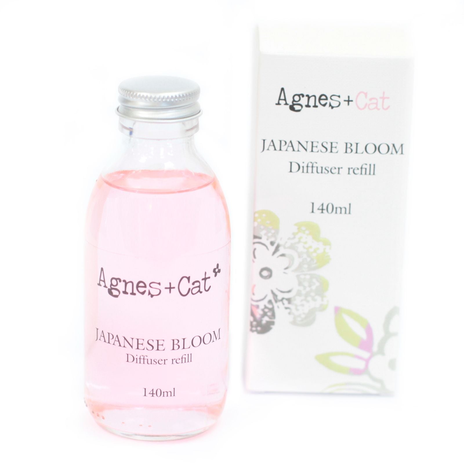Agnes + Cat Reed Diffuser Refill - Up to 16 weeks - Japanese Bloom 150ml