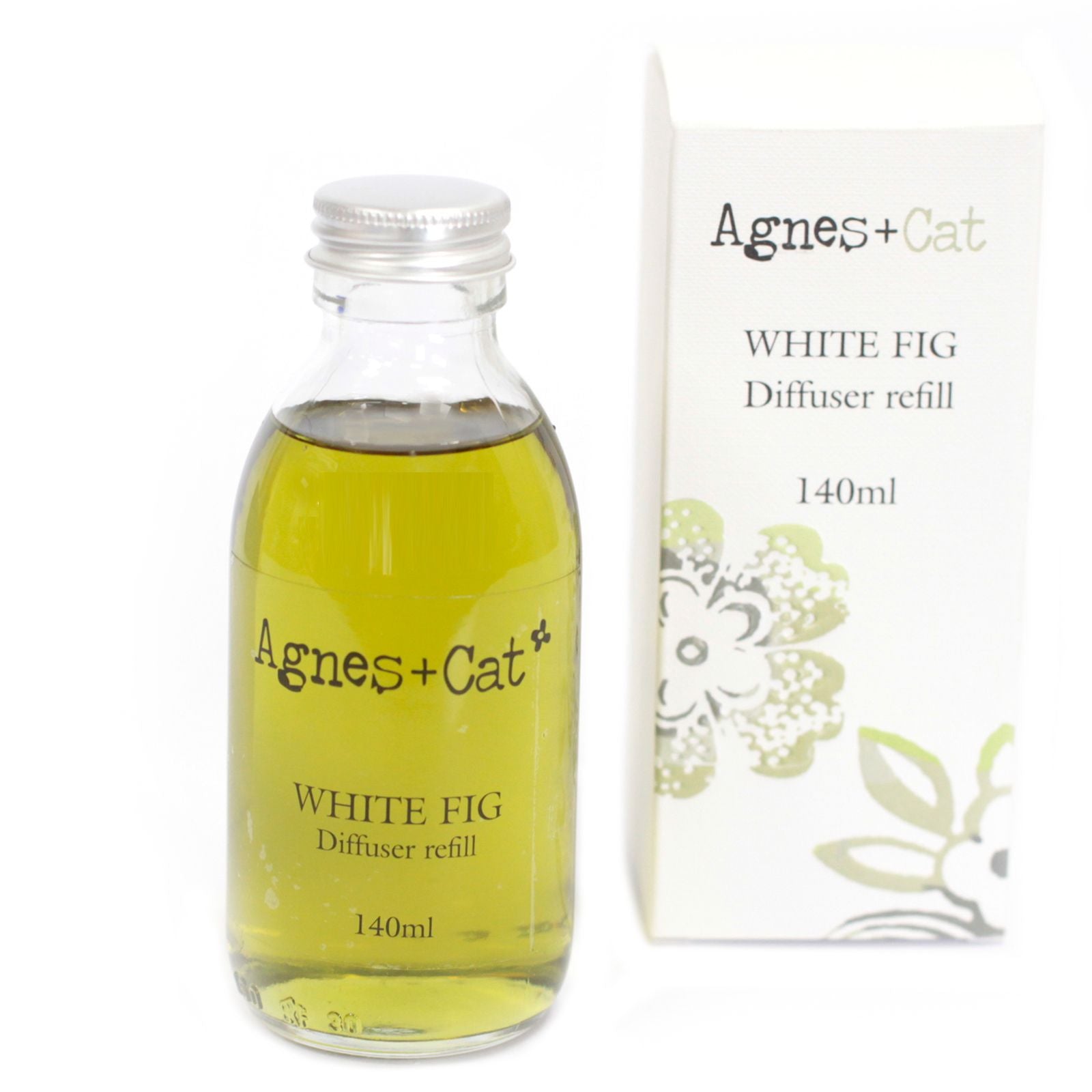 Agnes + Cat Reed Diffuser Refill - Up to 16 weeks - White Fig 150ml