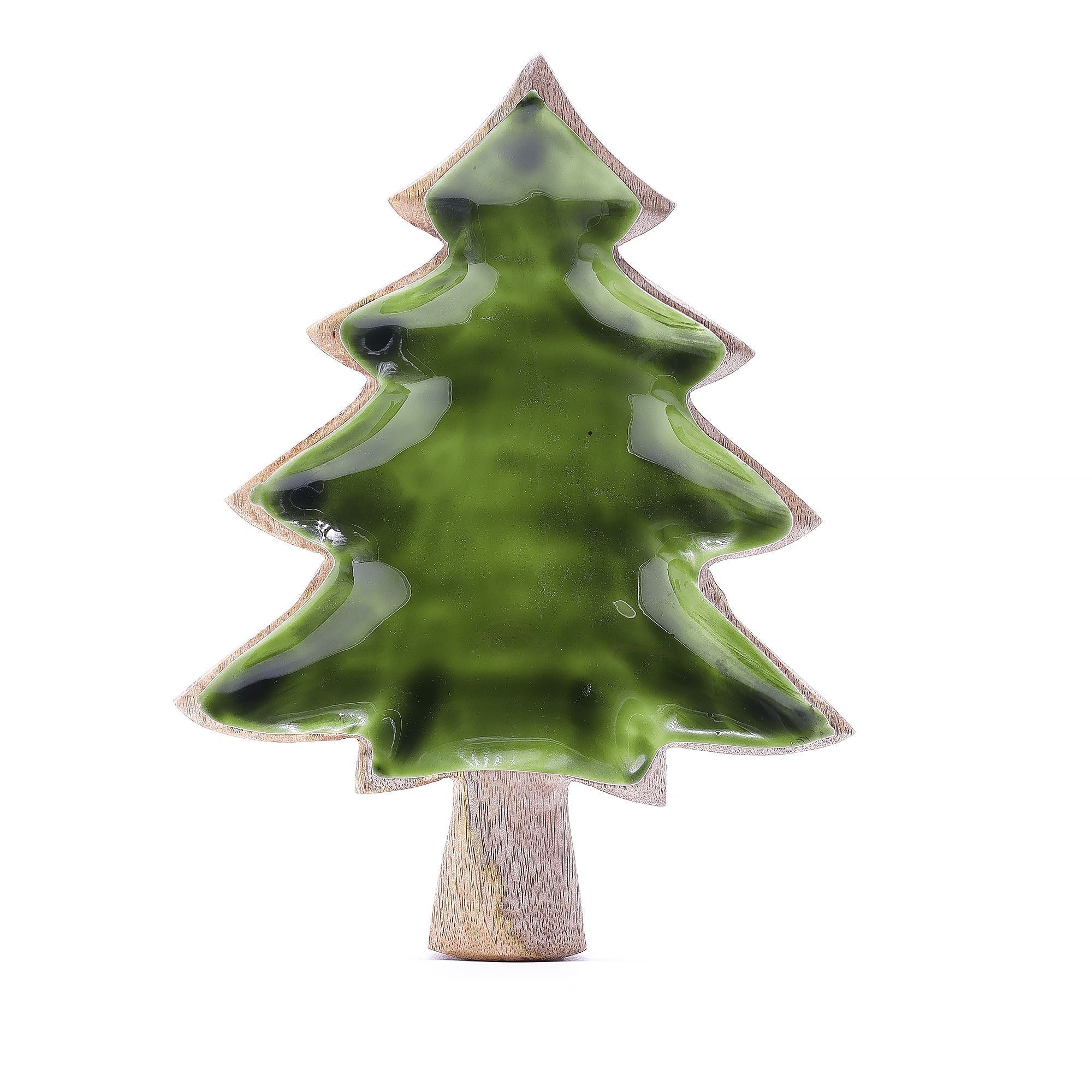 Lost in the Forrest - Enamel Tree Wooden Bowl