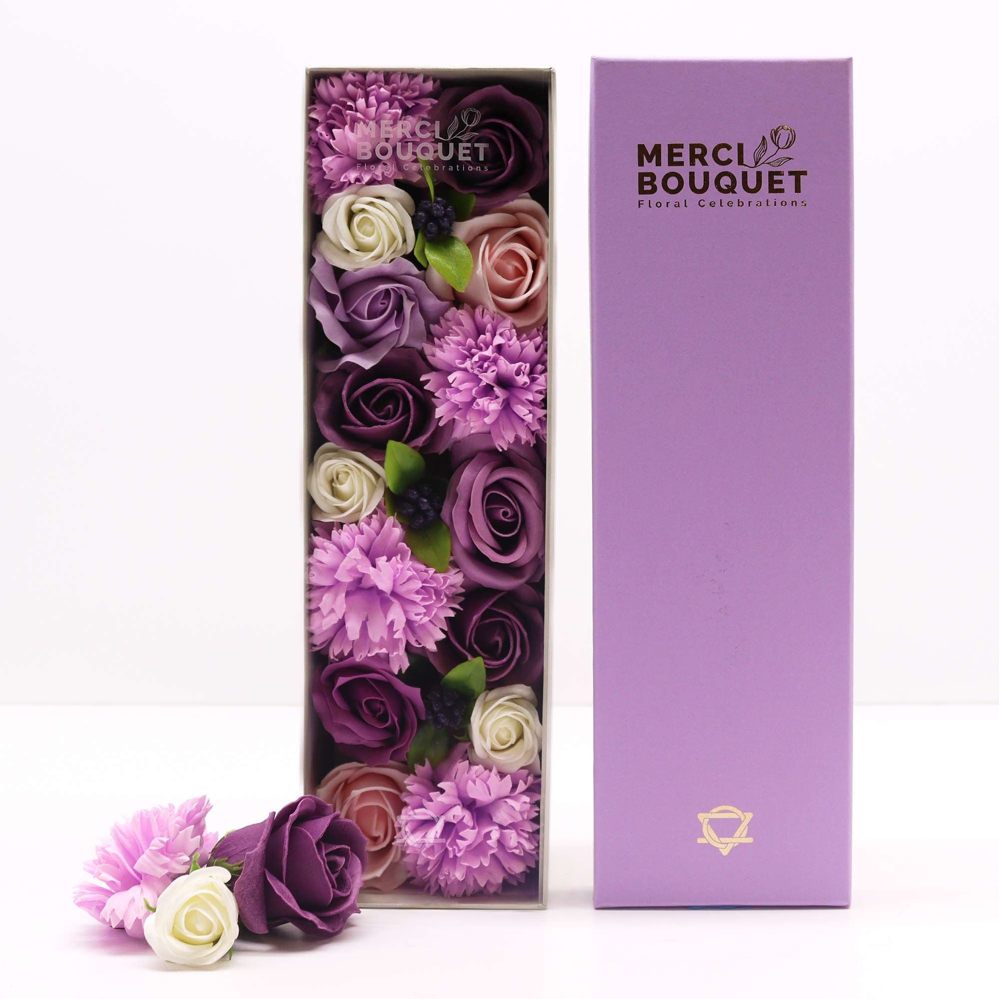 Long Box - Lavender Rose & Carnation Soaps
