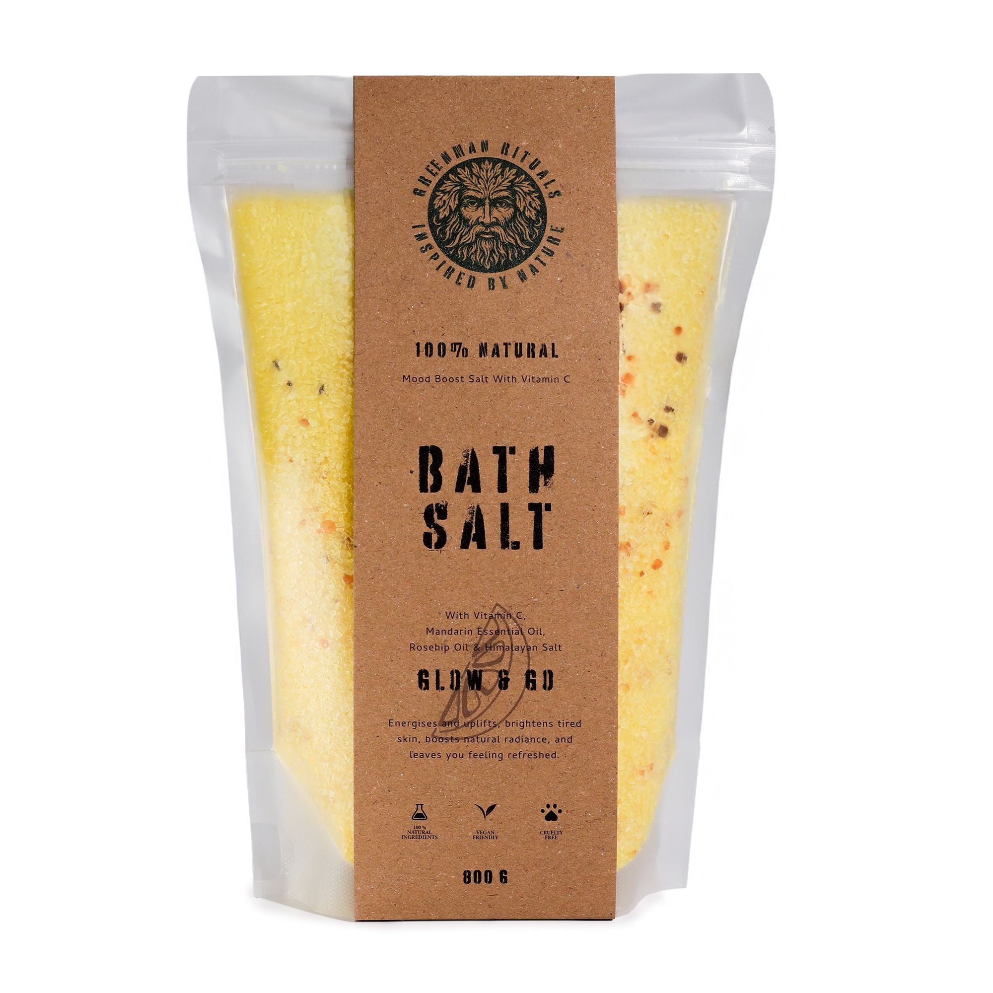 Serenityy's Rituals Vitamin C & Mandarin Epsom Bath Salt – Glow & Go