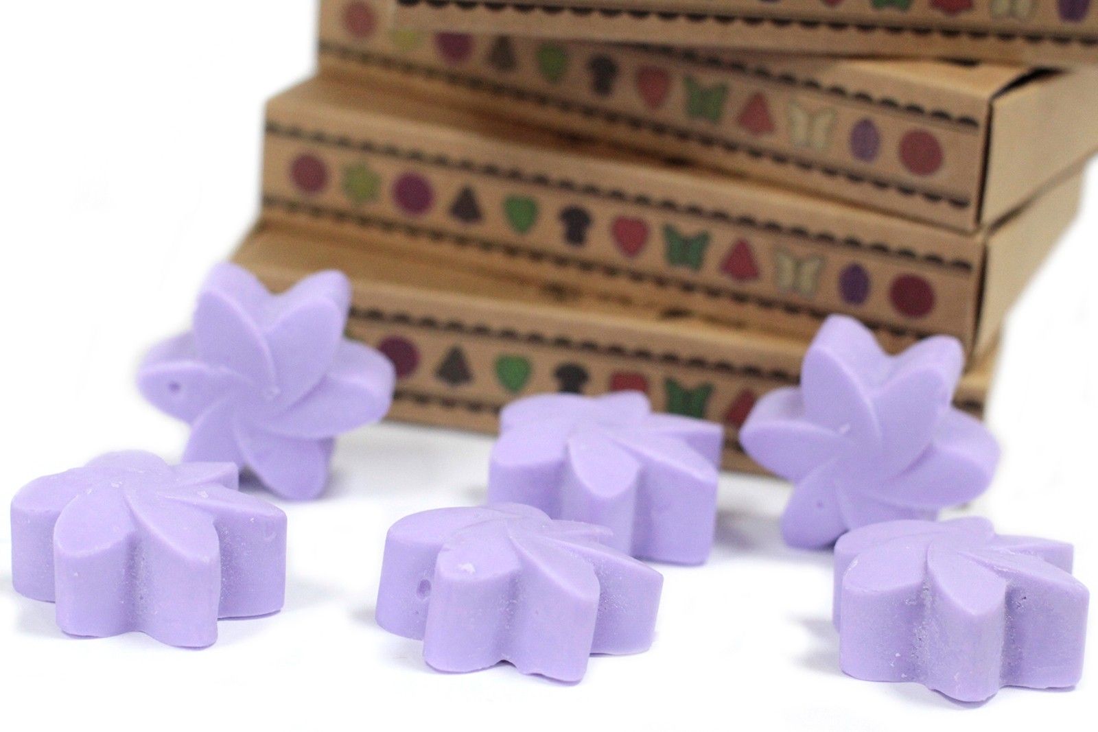Box of 6 Wax Melts - Lavender Fields