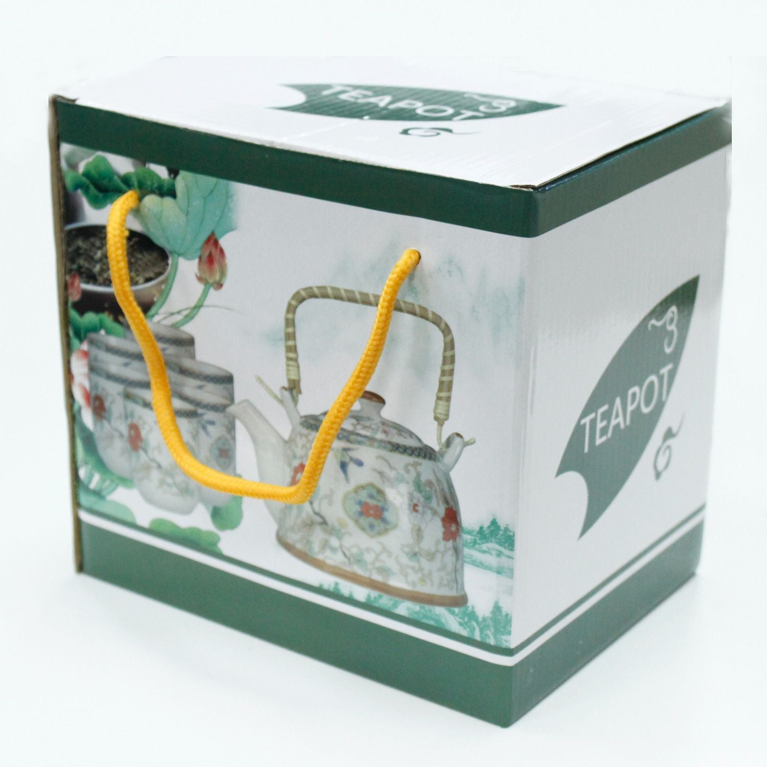 Herbal Teapot Set - Blue Mosaic