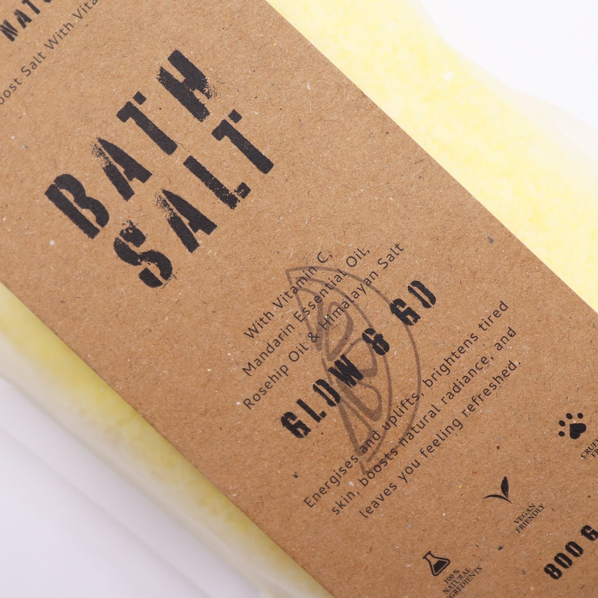 Serenityy's Rituals Vitamin C & Mandarin Epsom Bath Salt – Glow & Go