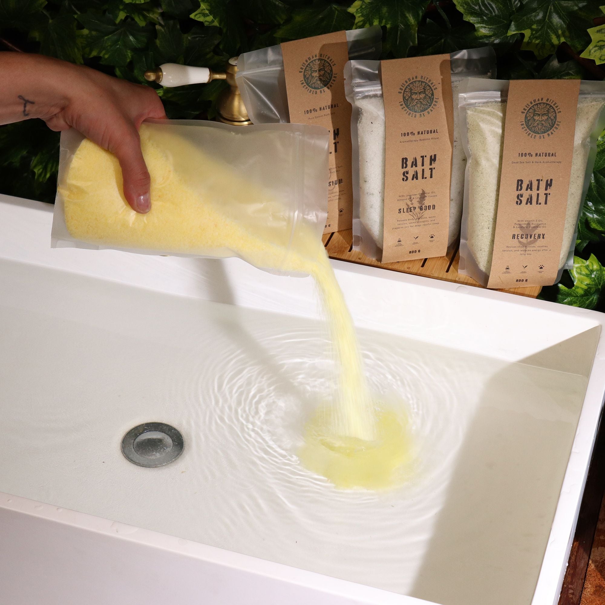 Serenityy's Rituals Vitamin C & Mandarin Epsom Bath Salt – Glow & Go