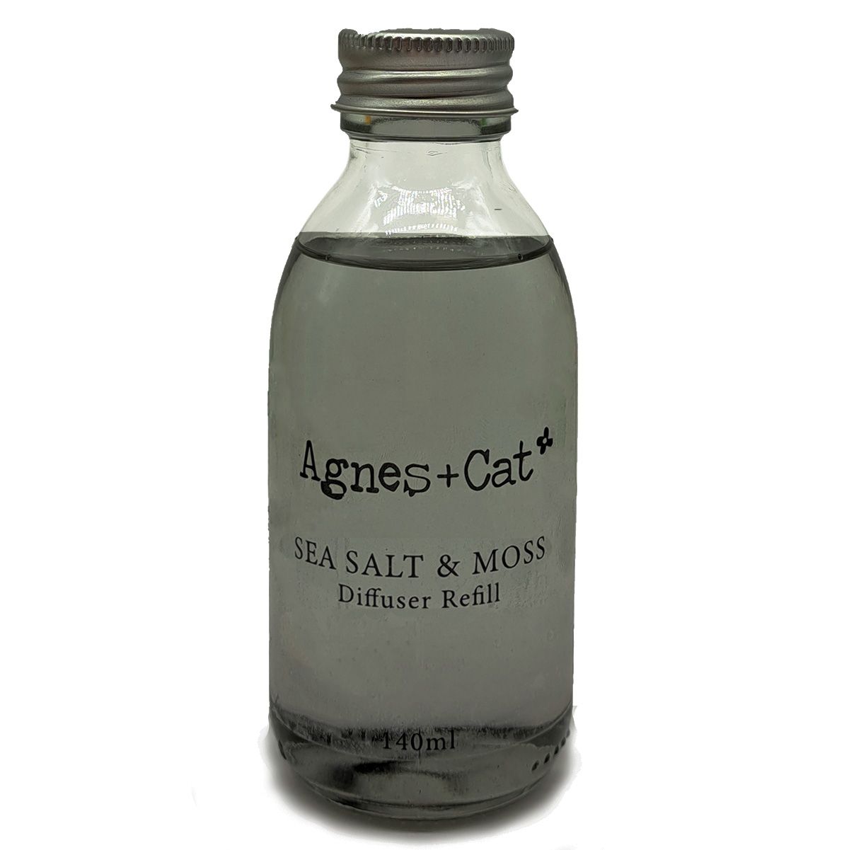 Agnes + Cat Reed Diffuser Refill - Up to 16 weeks - Sea salt and Moss 150ml