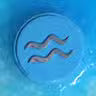 Set of 2 - Zodiac Bath Fizzers with Horoscope - Aquarius
