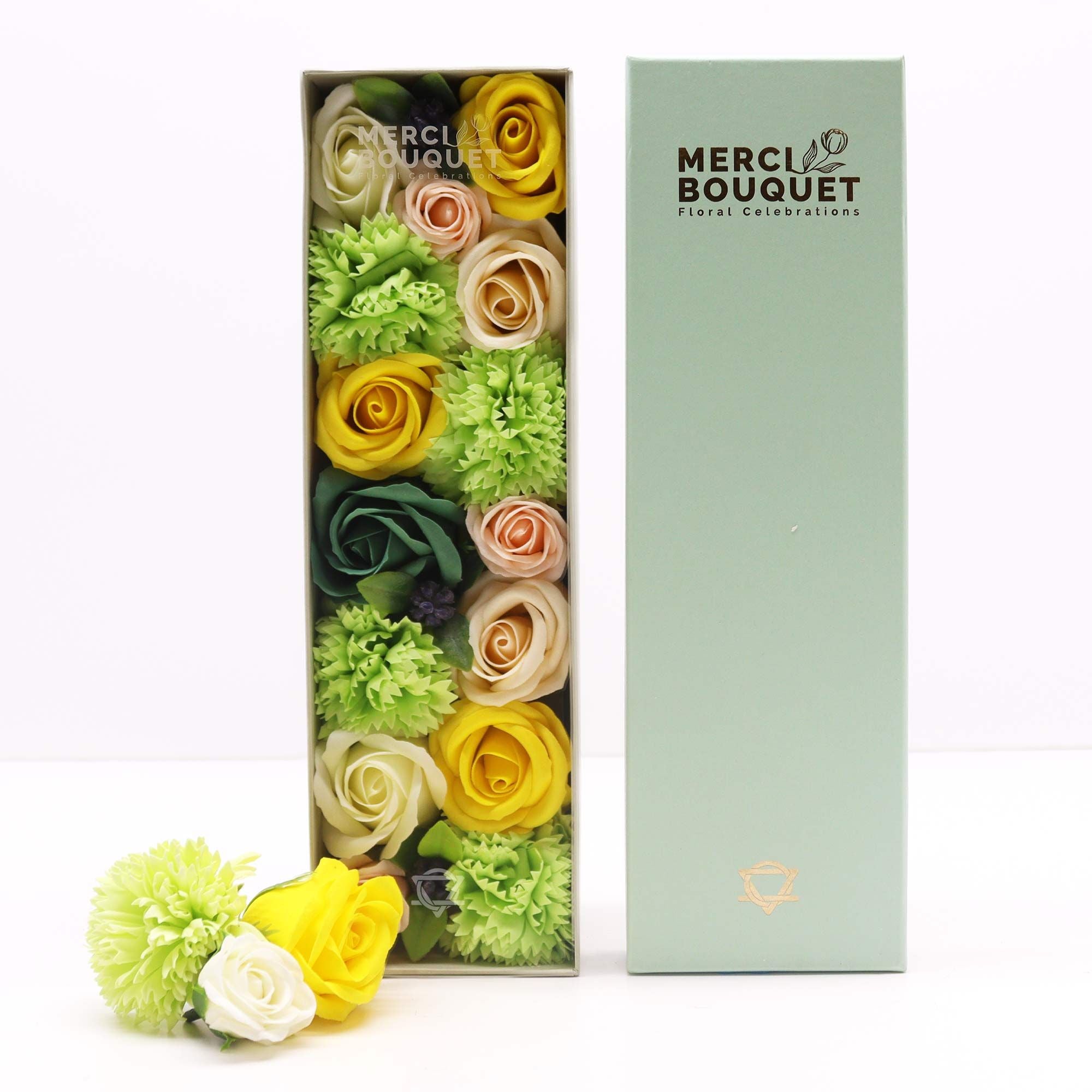 Long Box - Spring Celebrations Soap - Yellow & Greens