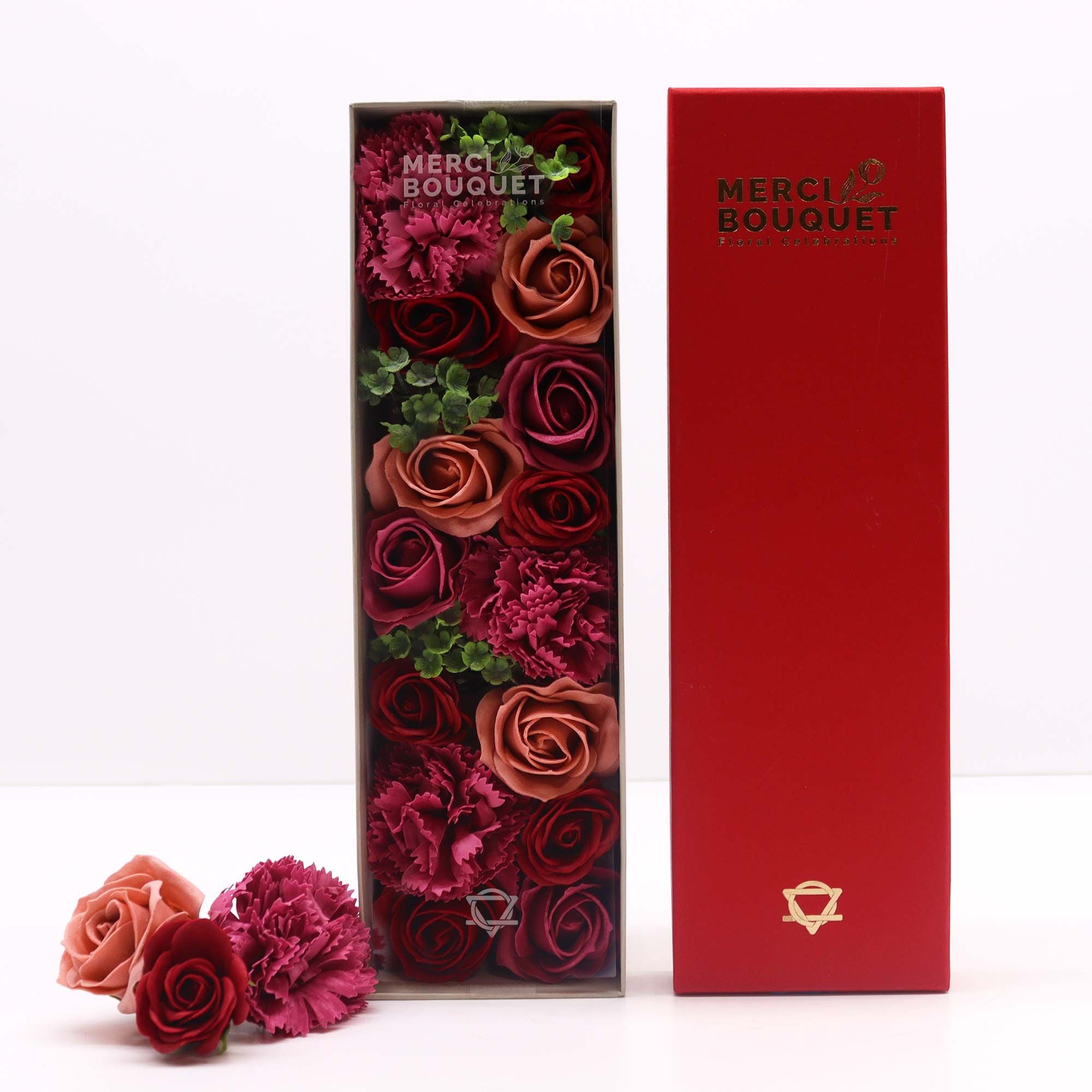 Long Box - Classic Red Soap Roses