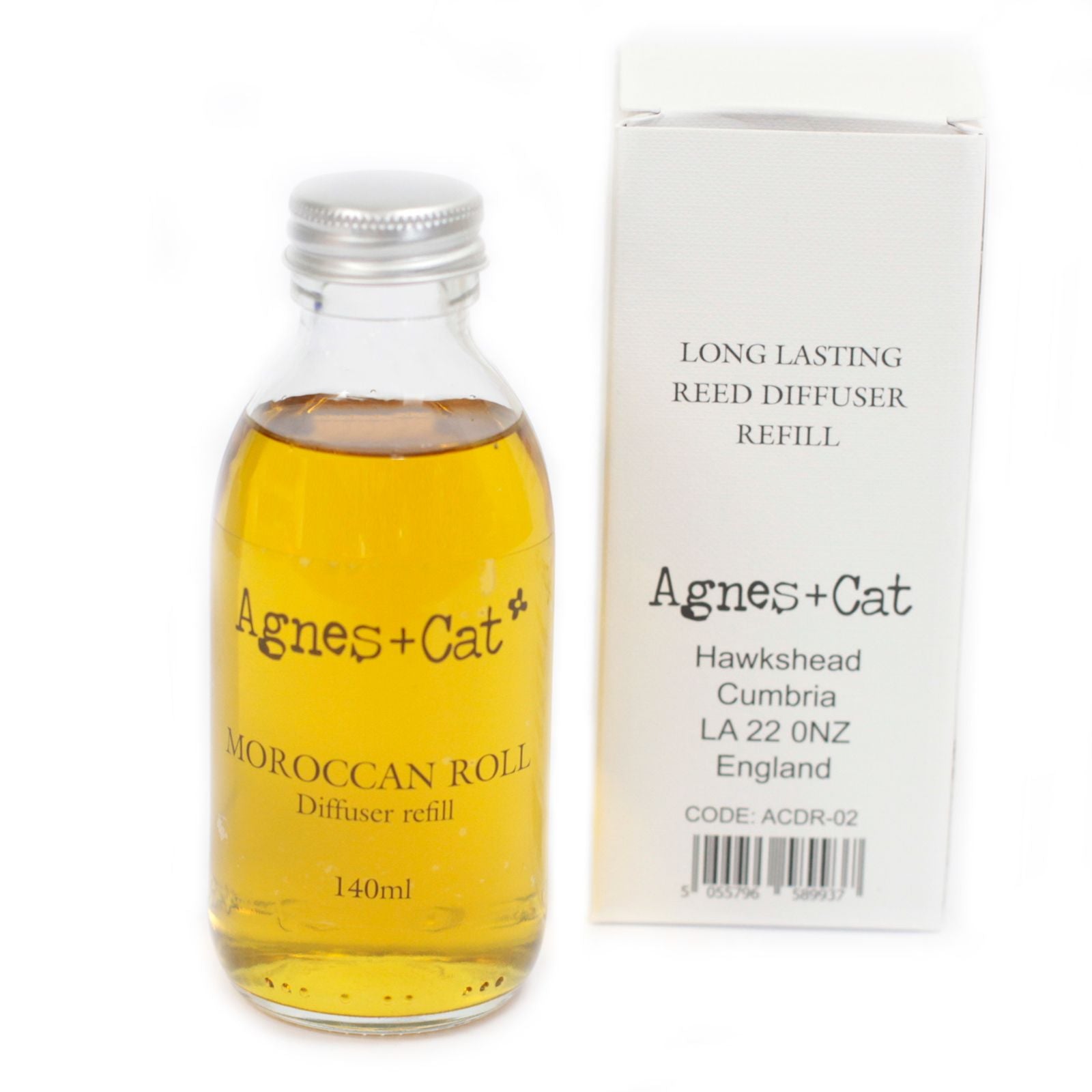 Agnes + Cat Reed Diffuser Refill - Up to 16 weeks - Moroccan Roll 150ml