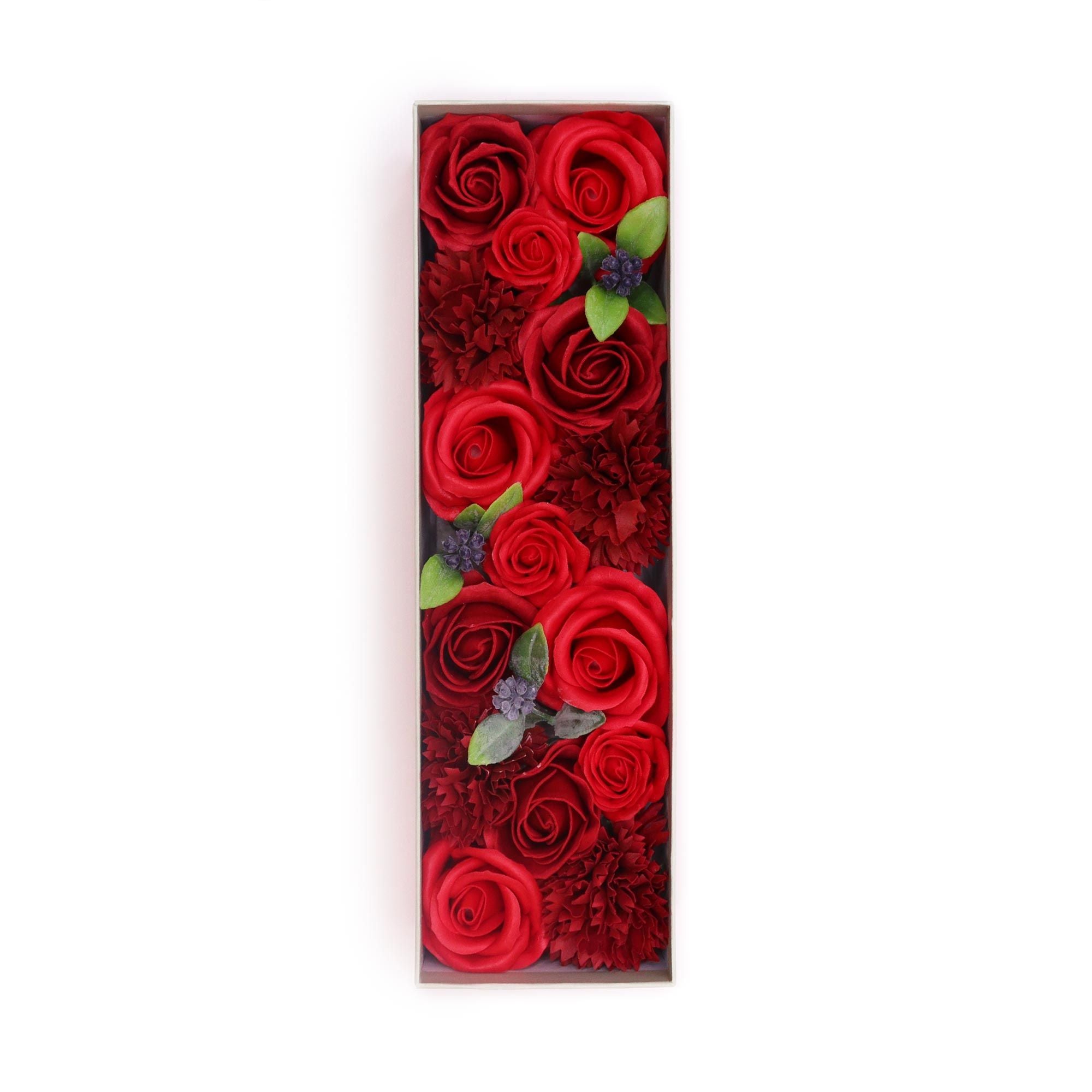 Long Box - Classic Red Soap Roses