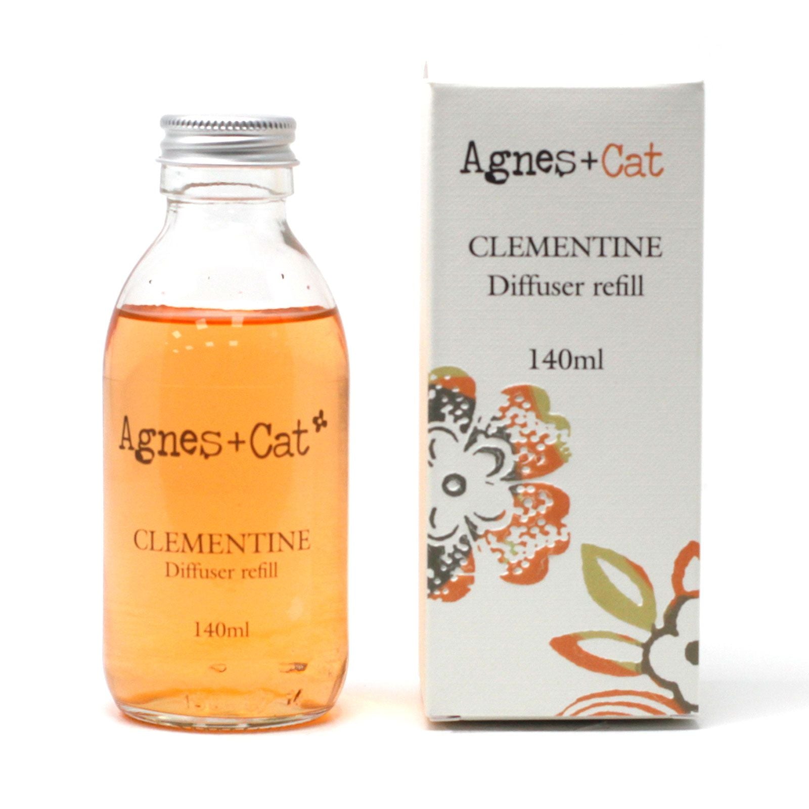 Agnes + Cat Reed Diffuser Refill - Up to 16 weeks - Clementine 150ml