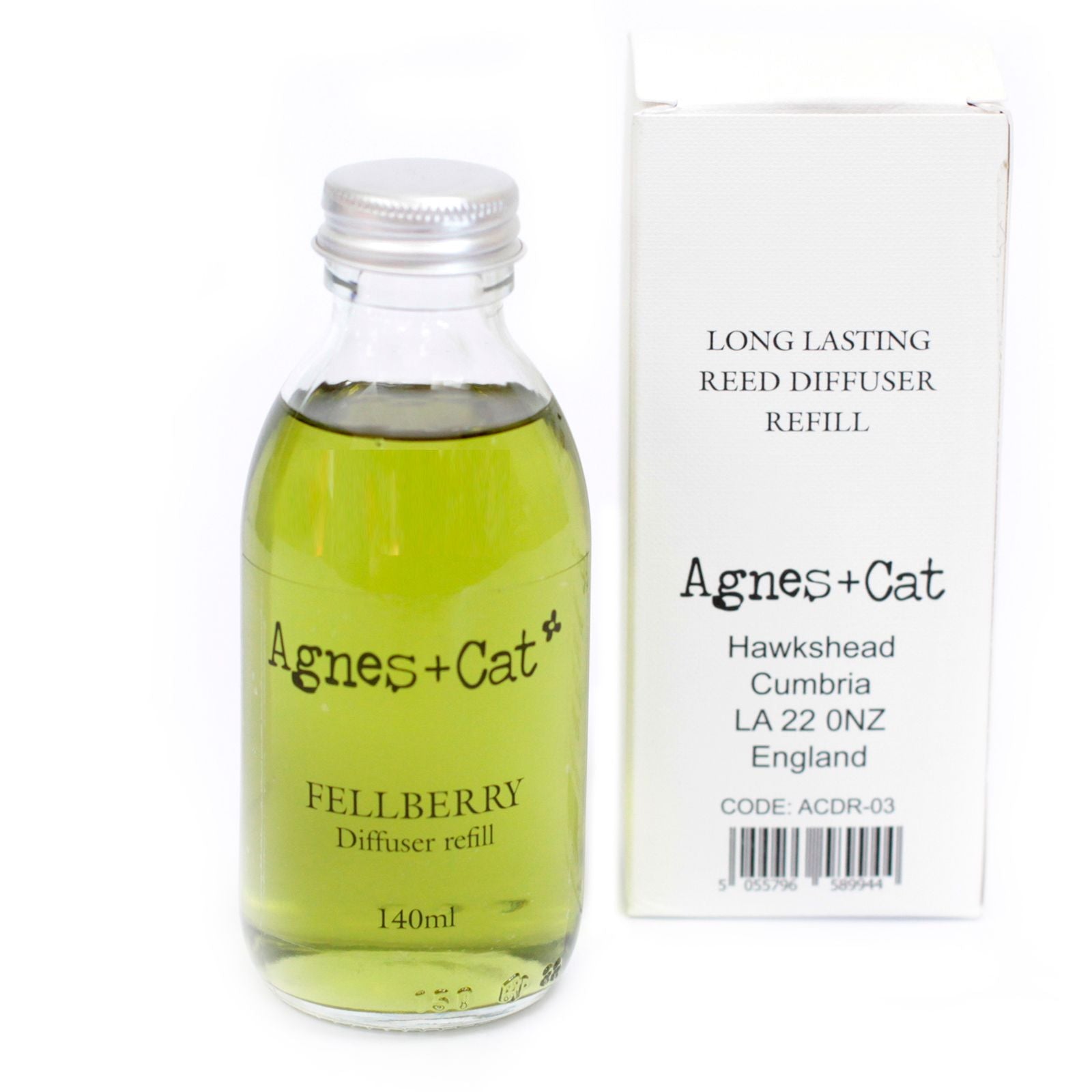 Agnes + Cat Reed Diffuser Refill - Up to 12 weeks  - Fell Berry 100ml