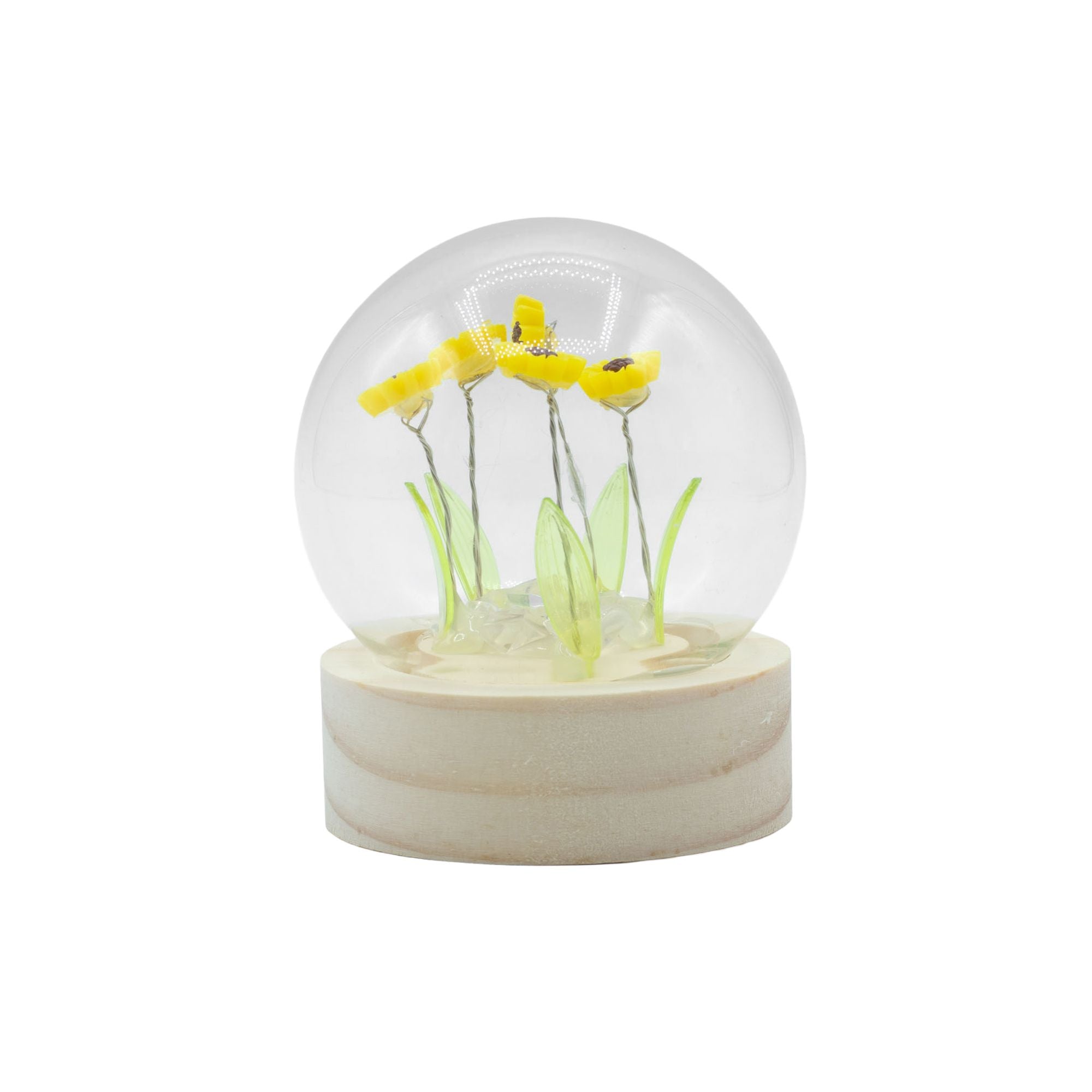 Floral Glow Garden Dome - Sunflowers - LED Battery