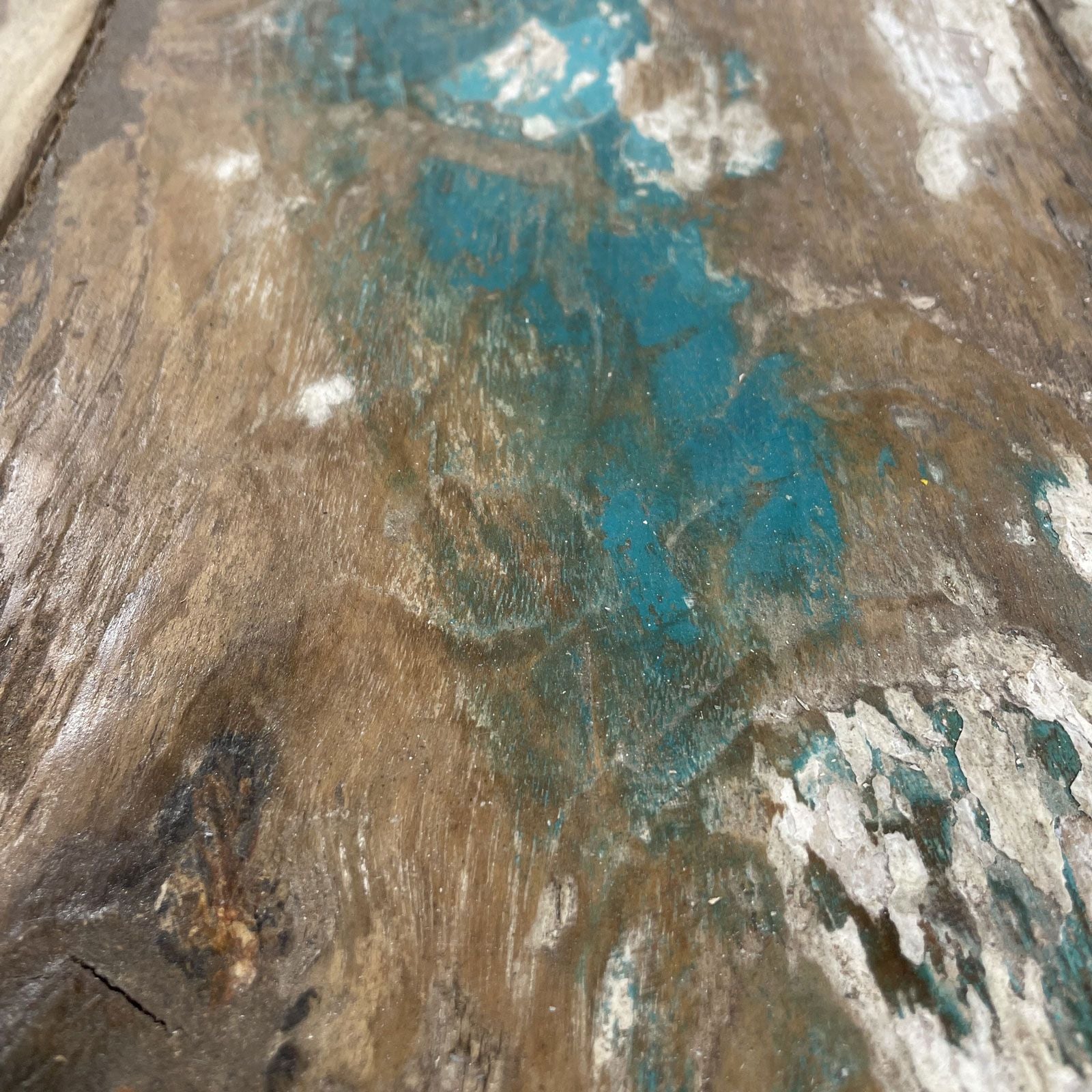 Recycled Teakwood Display / Dining Table 2.2m - No Bottom Shelf