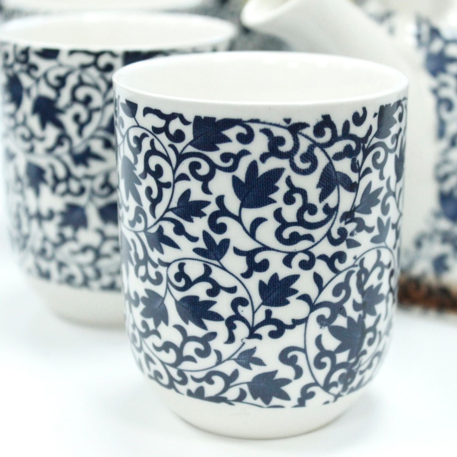 Herbal Teapot Set - Blue Mosaic