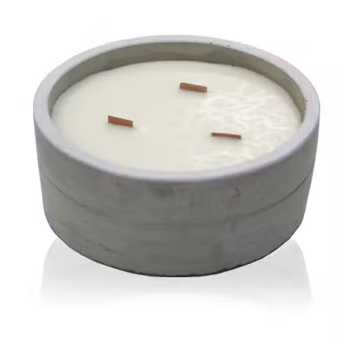 Large Round Candle - Crushed Vanilla & Orange
